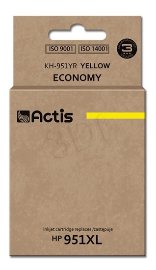Picture of Actis KH-951YR ink (replacement for HP 951XL CN048AE; Standard; 25 ml; yellow)