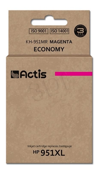 Picture of Actis KH-951MR ink (replacement for HP 951XL CN047AE; Standard; 25 ml; magenta)