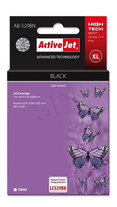 Attēls no Activejet AB-529BN ink (replacement for Brother LC529Bk; Supreme; 58 ml; black)