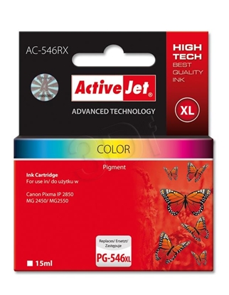 Изображение Activejet AC-546RX Ink cartridge (replacement for Canon CL-546XL; Premium; 15 ml; color)