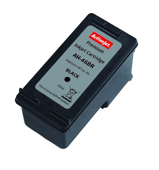 Picture of Activejet AH-46BR Ink (replacement HP 46 CZ637AE; Premium; 35 ml; black)