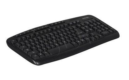 Attēls no Activejet K-3113 Keyboard wired membrane (USB 2.0; (US); black) 432 x 174 x 24 mm