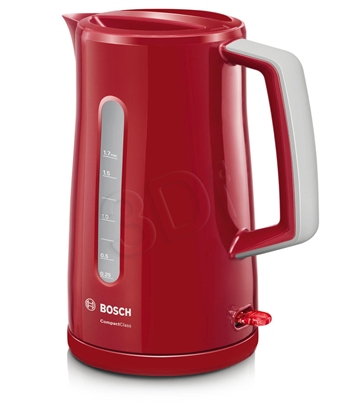 Picture of Bosch TWK3A014 electric kettle 1.7 L Red 2400 W