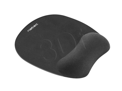 Изображение Natec Mouse pad with foam filling CHIPMUNK black