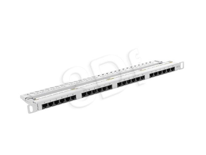 Изображение LANBERG PATCH PANEL 24 PORT 0.5U CAT.6 UTP GRAY