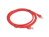 Изображение Lanberg PCU5-10CC-0200-R networking cable 2 m Cat5e U/UTP (UTP) Red