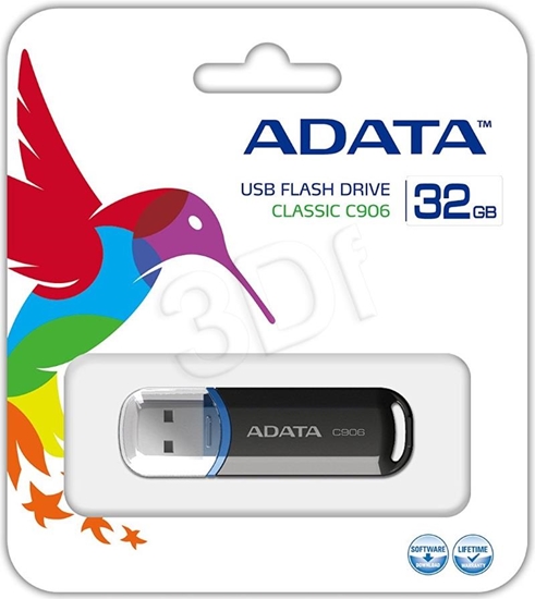 Picture of ADATA 32GB C906 USB flash drive USB Type-A 2.0 Black