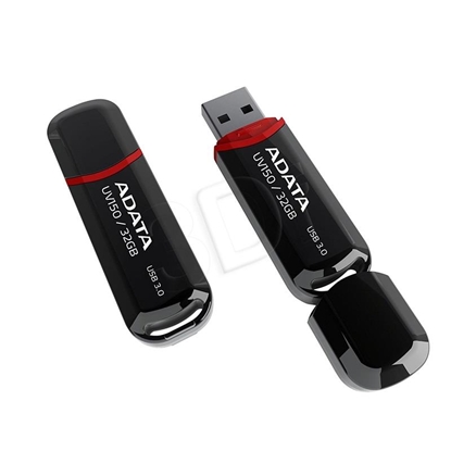 Attēls no ADATA 32GB DashDrive UV150 USB flash drive USB Type-A 3.2 Gen 1 (3.1 Gen 1) Black