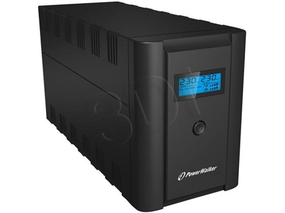 Picture of PowerWalker VI 2200 LCD/FR 2.2 kVA 1200 W 4 AC outlet(s)