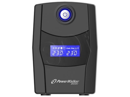Изображение PowerWalker VI 600 STL Line-Interactive 0.6 kVA 360 W 2 AC outlet(s)