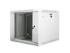 Picture of Lanberg wall-mounted installation rack cabinet 19'' 9U 600x450mm gray (glass door)