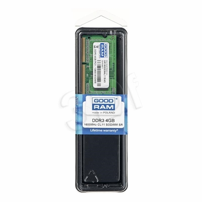 Изображение Goodram 4GB DDR3 PC3-12800 memory module 1600 MHz