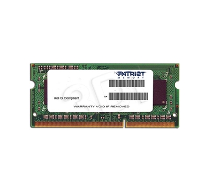 Attēls no Patriot Memory 8GB PC3-12800 memory module 1 x 8 GB DDR3 1600 MHz