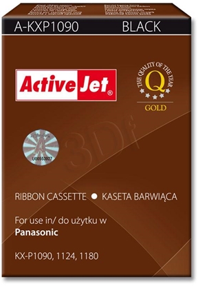 Attēls no Activejet A-KXP1090 Ink ribbon (replacement for Panasonic KX-P115; Supreme; 4.000.000 characters; black)