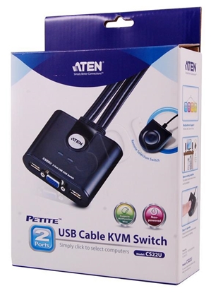 Attēls no Aten 2-Port USB VGA KVM Switch