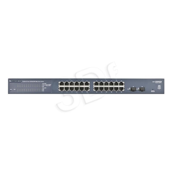 Изображение NETGEAR ProSAFE GS724Tv4 Managed L3 Gigabit Ethernet (10/100/1000) Blue