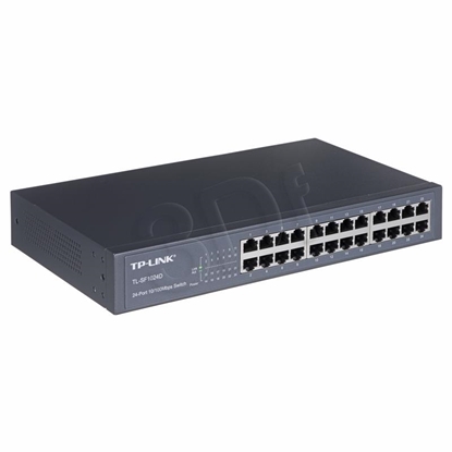 Attēls no TP-Link TL-SF1024D network switch Unmanaged Fast Ethernet (10/100) Grey