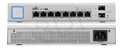 Attēls no Ubiquiti UniFi US-8-150W Managed L2 Gigabit Ethernet (10/100/1000) Power over Ethernet (PoE) Grey