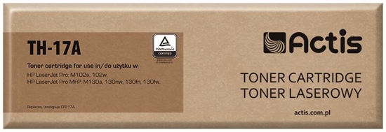 Изображение Actis TH-17A toner (replacement for HP 17A CF217A; Standard; 1600 pages; black)