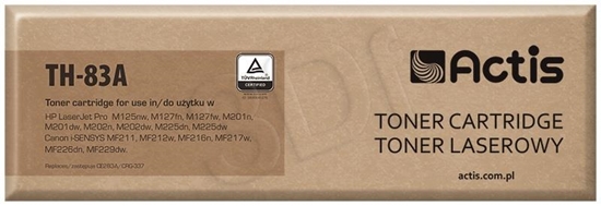 Picture of Actis TH-83A Toner (replacement for HP 83A CF283A, Canon CRG-737; Standard; 1500 pages; black)