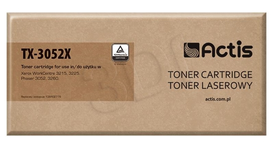 Picture of Actis TX-3052X toner (replacement for Xerox 106R02778; Standard; 3000 pages; black)