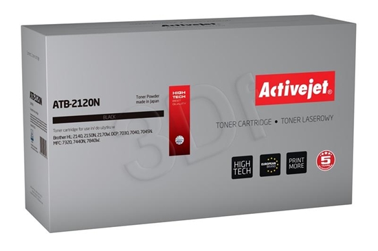 Изображение Activejet ATB-2120N Toner (replacement for Brother TN-2120; Supreme; 2600 pages; black)