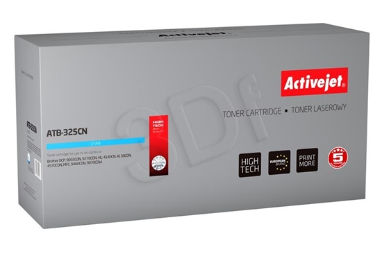 Picture of Activejet ATB-325CN Toner (replacement for Brother TN-325C; Supreme; 3,500 pages; cyan)