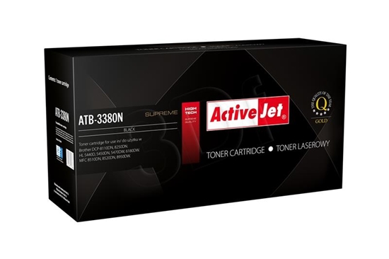 Picture of Activejet ATB-3380N Toner (replacement for Brother TN-3380; Supreme; 8000 pages; black)