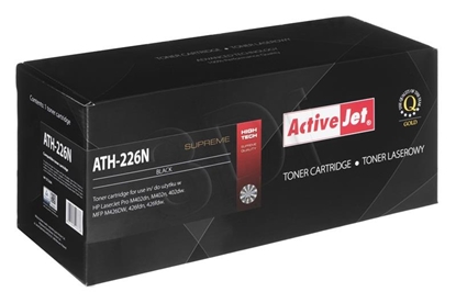 Attēls no Activejet ATH-226N Toner (replacement for HP 226A CF226A; Supreme; 3100 pages; black)