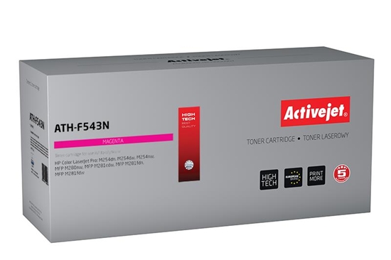 Picture of Activejet ATH-F543N toner (replacement for HP 203A HP203A CF543A; Supreme; 1300 pages; magenta)