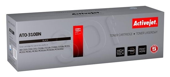 Picture of Activejet ATO-310BN Toner (replacement for OKI 44469803; Supreme; 3.500 pages; black)