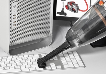 Attēls no Clatronic AKS 832 handheld vacuum Black, Stainless steel, Transparent Bagless