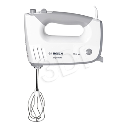 Attēls no Bosch MFQ36400 mixer Hand mixer 450 W Grey, White