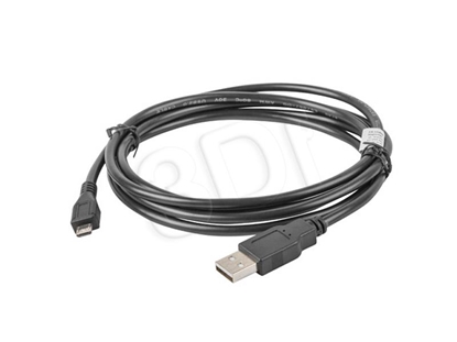 Изображение Lanberg CA-USBM-10CC-0018-BK USB cable USB 2.0 1.8 m Micro-USB B USB A Black