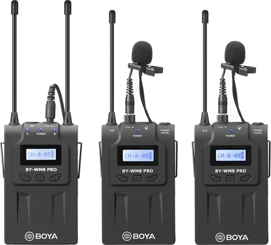Picture of Boya microphone  BY-WM8 Pro-K2 UHF Wireless
