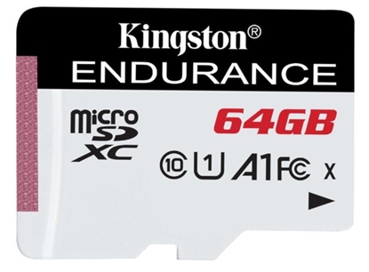 Attēls no Kingston Technology High Endurance 64 GB MicroSD UHS-I Class 10