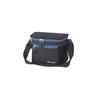 Attēls no Outwell Coolbag Petrel S Dark Blue 6 L Shoulder strap can be adjusted into a carry handle Large U-shape top opening Hook and loop compression straps for small pack size when not in use External front zip pocket Internal lid mesh pockets designed to fit an