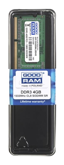 Picture of Goodram 4GB DDR3 memory module 1333 MHz