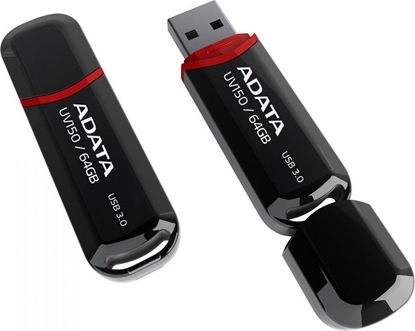 Attēls no ADATA 64GB DashDrive UV150 USB flash drive USB Type-A 3.2 Gen 1 (3.1 Gen 1) Black