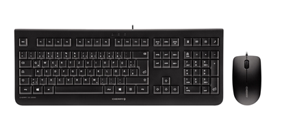 Attēls no CHERRY DC 2000 keyboard Mouse included USB QWERTY US English Black