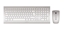 Picture of CHERRY DW 8000 keyboard Mouse included RF Wireless QWERTZ German Silver, White