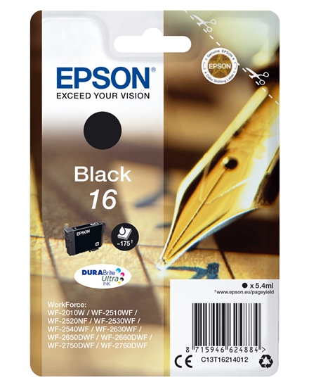 Picture of Epson Pen and crossword Singlepack Black 16 DURABrite Ultra Ink