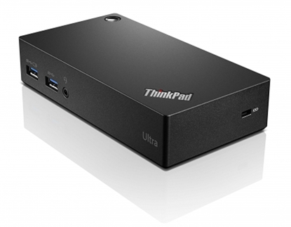 Изображение Lenovo 40A80045IT laptop dock/port replicator Wired USB 3.2 Gen 1 (3.1 Gen 1) Type-A Black