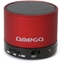 Attēls no Omega wireless speaker Bluetooth V3.0 Alu 3in1 OG47R, red (42646)