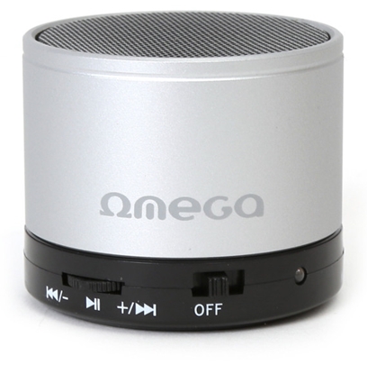 Picture of Omega wireless speaker Bluetooth V3.0 Alu 3in1 OG47S, silver (42647)