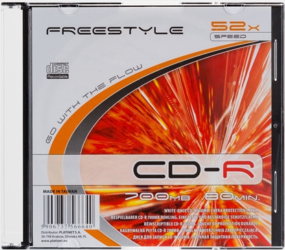 Attēls no Omega Freestyle CD-R 700MB 52x slim