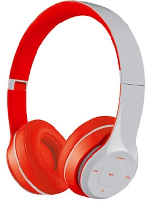 Изображение Omega Freestyle wireless headset FH0915, grey/red