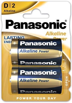 Attēls no Panasonic Alkaline Power battery LR20APB/2BP