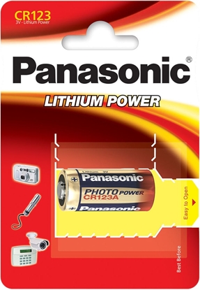 Picture of Panasonic battery CR123A/1B