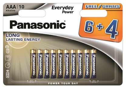 Picture of Panasonic Everyday Power battery LR03EPS/10BW (6+4)